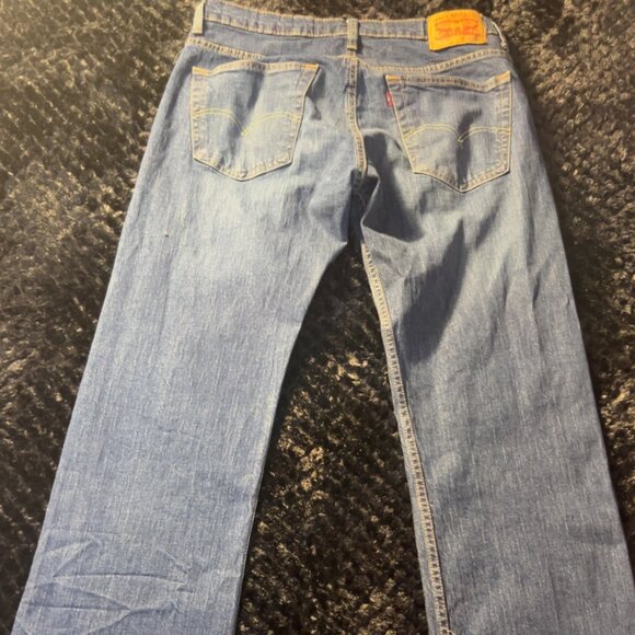 Levi’s 569 Loose Straight Baggy Jeans W32 L32 Blue Y2K Streetwear - Picture 4 of 6